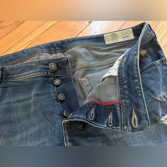 Diesel Zatiny Jeans Men’s Size W40 L32 Med Wash 083AC Regular Bootcut Distressed - Picture 4 of 16